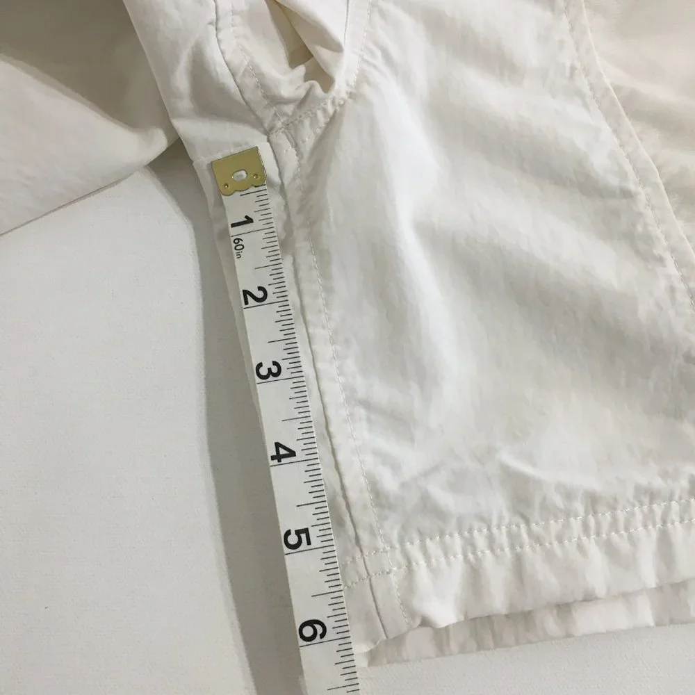 The North Face Mens Size Small TNF Outline Shorts White Elastic Waist 6